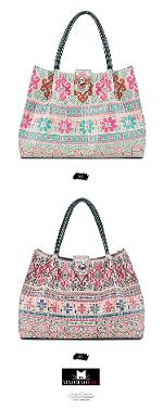 ลดราคา!!!! มาใหม่ พร้อมส่ง กระเป๋าMaomao รุ่น HR019g   เก๋ค่ะ หนัง PU อย่างดีค่ะ พิมพ์ลาย